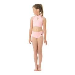 Diamond Top For Kids Baby Pink -Pole Dancing Clothing Store set for kids baby pink Poledancerka