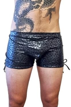 Male Tie Sides – Vinyl Leopard