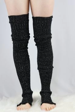 Glitter Extra Long Stirr-up Knit Legwarmers Black -Pole Dancing Clothing Store 24B71E42 DBA9 4FB5 8929 FFE909D88EC4 1 105 c