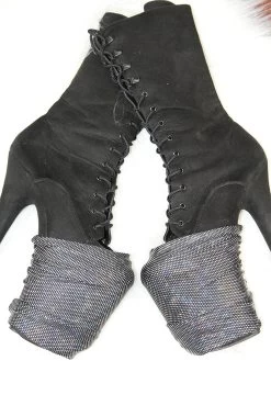 Silver Shattered High Heel Shoe Protector