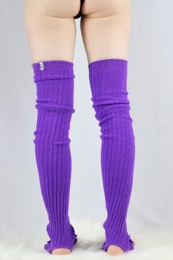 Extra Long Stirr-up Knit Legwarmers Purple -Pole Dancing Clothing Store 7F42B230 E7FC 4DC0 93F0 32BB61F1B631 1 105 c