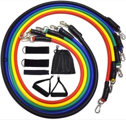 11 Piece Resistance Band Tube -Pole Dancing Clothing Store A0006 ResBand 11