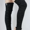 Glitter Extra Long Stirr-up Knit Legwarmers Black -Pole Dancing Clothing Store D06F2AF2 8EDB 4CF1 BEA3 5333ACD8DAB9 1 105 c