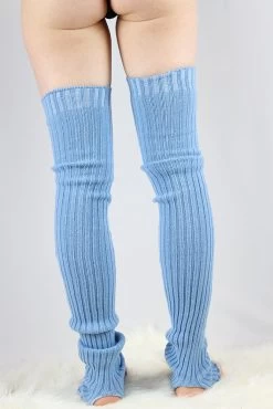 Extra Long Stirr-up Knit Legwarmers Baby Blue -Pole Dancing Clothing Store F10C9BCA 9409 4A2A AE77 775181C38C80 1 105 c