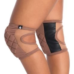 Poledancerka Knee Pads© NUDE 02 With Pocket -Pole Dancing Clothing Store Knee pads no2 web
