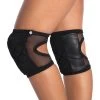 Dancer Knee Pads© BLACK With Pocket -Pole Dancing Clothing Store Poledancerka knee pads black side