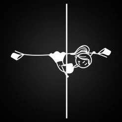 “Rainbow Marchenko” Pole Dance Sticker For Car Window, Laptop, Ipad Case