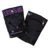 Sticky Back Knee Pads For Floorwork And Pole Dancing – Purple And Black -Pole Dancing Clothing Store Sticky Back Knee Pads for Pole Dancing and floorwork