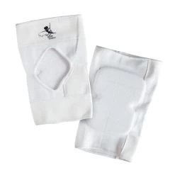 Sticky Back Knee Pads For Pole Dancing – Classic White