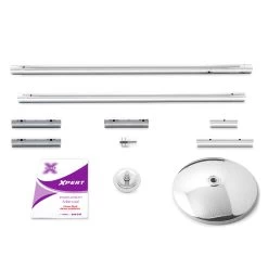 X-PERT (NXN) Removable Spinning Pole Set -Pole Dancing Clothing Store XPert 45mm stainless steel home set NXN45ST 18597.1622085379 1