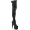 ADORE-3011 Black Stretch. Faux Leather/Black Matte -Pole Dancing Clothing Store adore 3011 bpu