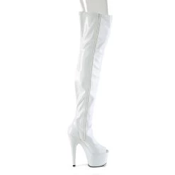 ADORE-3011HWR White Stretch. Holo/White Holo -Pole Dancing Clothing Store adore 3011hwr whg m13