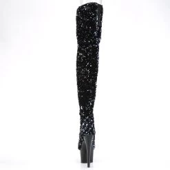 ADORE-3020 Black Multi Seuqins/Black -Pole Dancing Clothing Store adore 3020 bsq m09