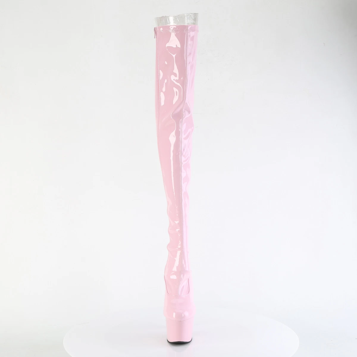 ADORE-3063 Baby Pink Stretch Patent/Baby Pink 4 ADORE-3063 Baby Pink Stretch Patent/Baby Pink - Image 2