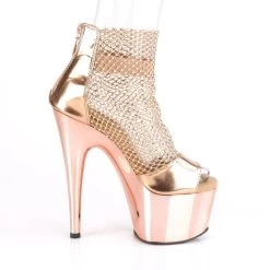 ADORE-765RM R.Gold Metallic Pu-RS Mesh/R.Gold Chrome -Pole Dancing Clothing Store adore 765rm rogmpu ms m13