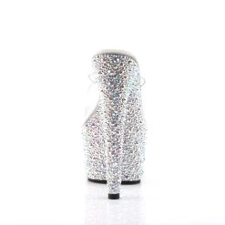 BEJEWELED-701MS Clear/Silver Rhinestone -Pole Dancing Clothing Store bejeweled 701ms c srs09