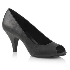 BELLE-362 Black Faux Leather