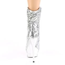 BLONDIE-R-1009 Silver Sequins/Silver Chrome -Pole Dancing Clothing Store blondie r 1009 ssq sch09
