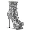 BLONDIE-R-1009 Silver Sequins/Silver Chrome -Pole Dancing Clothing Store blondie r 1009 ssqsch