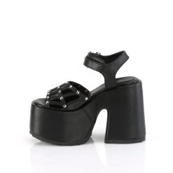 CAMEL-17 Black Vegan Leather -Pole Dancing Clothing Store camel 17 bvl05