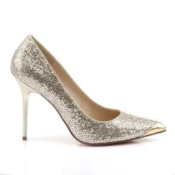 CLASSIQUE-20 Gold Glittery Fabric -Pole Dancing Clothing Store classique 20 gglf13