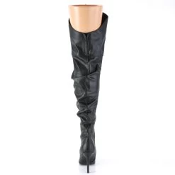 CLASSIQUE-3011 Black Faux Leather -Pole Dancing Clothing Store classique 3011 bpu09