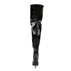 COURTLY-3012 Black Patent -Pole Dancing Clothing Store courtly 3012 b09