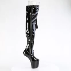 CRAZE-3050 Black Stretch. Patent/Black -Pole Dancing Clothing Store craze 3050 b m13