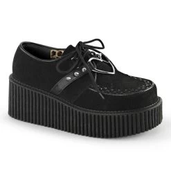 CREEPER-206 Black Vegan Suede