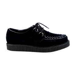 CREEPER-602S Black Suede