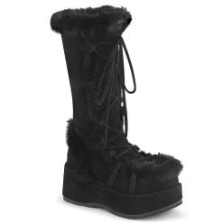 CUBBY-311 Black Vegan Suede