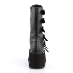 DAMNED-225 Black Vegan Leather -Pole Dancing Clothing Store damned 225 bvl09