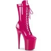 FLAMINGO-1050 Hot Pink Patent/Hot Pink -Pole Dancing Clothing Store flamingo 1050 hp
