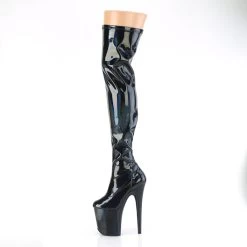 FLAMINGO-3000HWR Black Stretch. Holo/Black Holo -Pole Dancing Clothing Store flamingo 3000hwr bhg m05