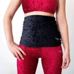 Back Warmer Velvet (black)