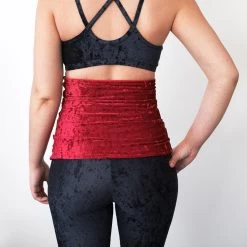 Back Warmer Velvet (red)
