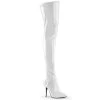 SEDUCE-3000 White Stretch Patent -Pole Dancing Clothing Store seduce 3000 w