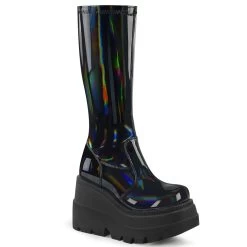 SHAKER-65 Stretch Black Pat Holo