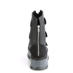 SLACKER-101 Black Vegan Leather-Canvas -Pole Dancing Clothing Store slacker 101 bvl ca09