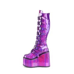 SWING-815 Purple Holographic Patent -Pole Dancing Clothing Store swing 815 pphg05