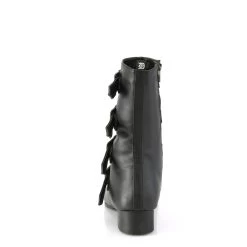WARLOCK-110-C Black Vegan Leather -Pole Dancing Clothing Store warlock 110 c bvl09
