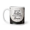 Pole Dancer Mug – Life Is Better When You Dance -Pole Dancing Clothing Store white glossy mug white 11oz handle on left 63ed91f843ca0